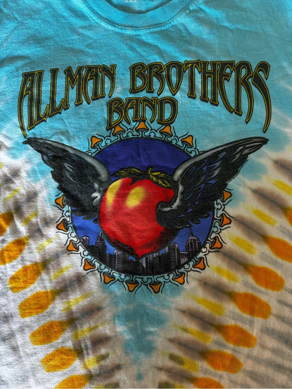 Liquid Blue Allman Brothers Band Tie Dyed T Shirt XXL
